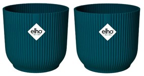 2x Pot elho Vibes Fold Round blauw