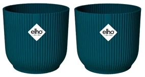 2x Pot elho Vibes Fold Round blauw