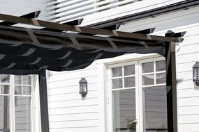 The Outsider Pergola Eva - Zwart - Aluminium - 295x295cm - The Outsider