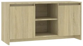vidaXL Tv-meubel 102x37,5x52,5 cm spaanplaat sonoma eikenkleurig