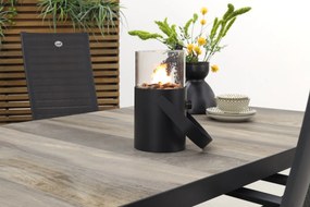 Hartman Napoli/Kings verstelbare tuinset antraciet - 180x100 cm.