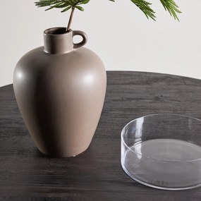 Ronde Eettafel Vijfhoekpoot Zwart - 120 X 120cm.