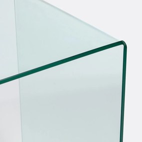 Consolebureau van gehard glas Joan