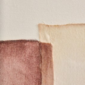 Schilderij met linnen applicaties, DYA