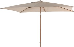 4 Seasons Azzurro stokparasol 200 x 300 cm frame woodlook - doek sand