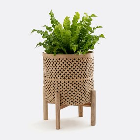 Bloempot op poot in bamboeØ31,5 cm Bambu