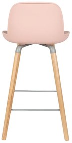 Zuiver Albert Kuip Design Barkruk Roze