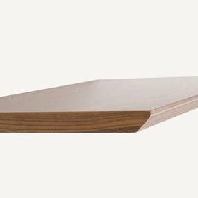 Walnoot gefineerde plank B110 x D28 cm, Archivita