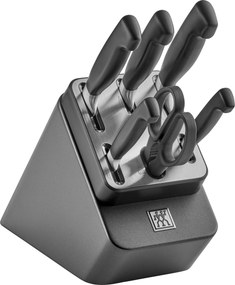 ZWILLING VIER STERNE 7-delig, Messenblok, Anthraciet - VIER STERNE - ZWILLING