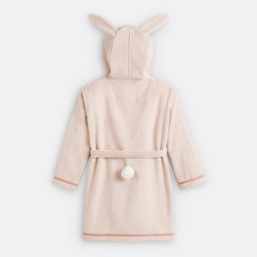 Badjas voor baby en kind met kap, in bio katoen, Florence