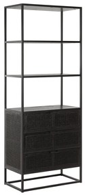 Must Living Spiderman Open Kast Met Lades Rotan - 75x40x190cm.