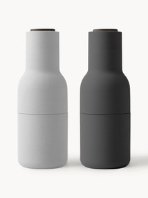 Zout- en pepermolen Bottle Grinder met walnootdeksel, 2-delig
