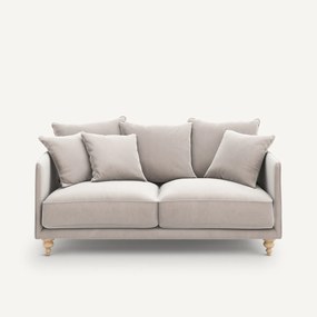 3-zits compacte fluwelen zetel, Lazare