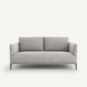 3-zits compacte bank, in stonewashed fluweel, Oscar, ontwerp Emmanuel Gallina