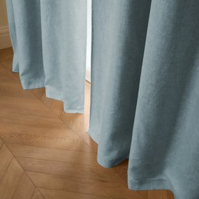 Verduisteringsgordijn van gewassen linnen, verborgen lipjes, Private