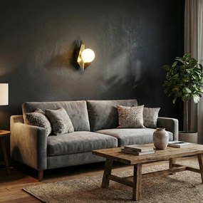 WANDLAMP APP1411-W BLACK GOLD