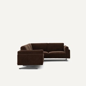 Chenille fluwelen hoekbank, César