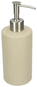 Zeeppompje, beige spikkel, keramiek en rvs