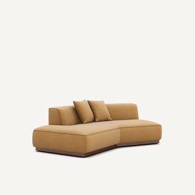 Halve bank links in linnen fluweel, JACOPO