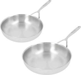 Demeyere 5-Plus Koekenpannenset RVS, 20, 24 en 28 cm - 5-Plus - Demeyere