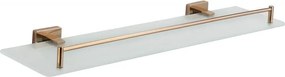 Mexen Arno hangende glazen plank, roze goud - 7020737-60
