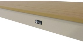 Dining Tuintafel rechthoekig 200 x 103 cm Aluminium Taupe Santika Mind