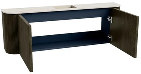 Mondiaz Joya DLux 125cm toiletmeubel ronding links/rechts shadow met wastafel faye midden zonder kraangat meli