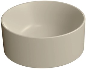 Ben Stelvio ronde waskom Ø32x12cm keramiek mat beige