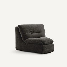 Modulaire hoekzetel in chenille fluweel, Giuliano