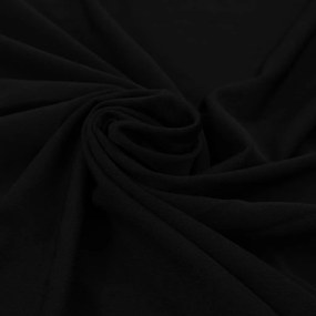 vidaXL 2 st Tafelhoezen stretch met rok 150x74 cm zwart