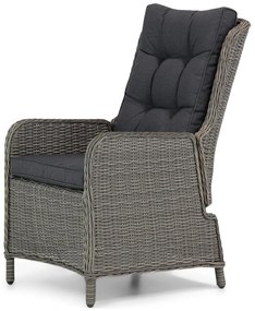 Tuinset 8 personen 300 cm Wicker Grijs Garden Collections Kingston/Brighton