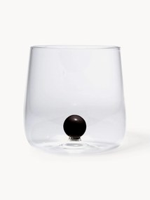 Handgemaakte waterglazen Bilia van borosilicaatglas, 6 stuks