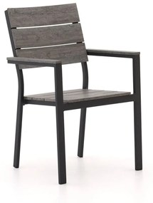 Dining tuinstoel | Bellagio  Fidenza | Polywood | Grijs | Stapelbaar | Kees Smit Tuinmeubelen