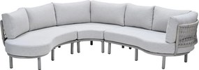 Garden Impressions Algarve lounge dining set 3-delig - taupe