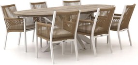 Diningset Manifesto | 6 personen | Tuinset teakhout | 7-delig | Kees Smit Tuinmeubelen