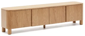 Kave Home Salaya Design Tv-meubel Met Ronde Hoeken - 200x40x52cm.