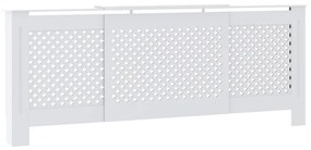 vidaXL Radiatorombouw 205 cm MDF wit