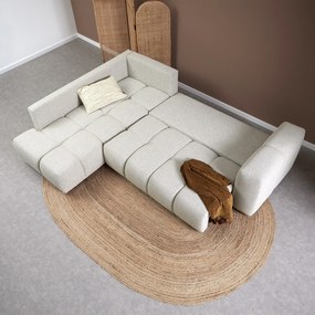 Slaapbank Met Hoek Beige Links
