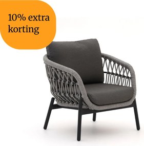 + 10% kassakorting | Lounge tuinstoel | Bellagio Cupello | Textileen | Grijs | Kees Smit Tuinmeubelen