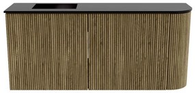 Mondiaz Joya 90cm toiletmeubel ronding rechts dusk met wastafel faye links zonder kraangat urban