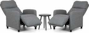 Tuinset 2 personen  Outdoor textiel Grijs Lifestyle Garden Furniture Real
