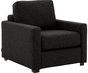 Goossens Fauteuil Lucca, Fauteuil klein arm smal 12 cm