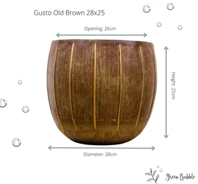Pot Gusto old brown