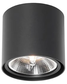 Design Spot / Opbouwspot / Plafondspot zwart AR111 - Impact Design GU10 cilinder / rond Binnenverlichting Lamp