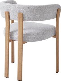 Eetkamerstoel Eiken Met Ronde Rugleuning