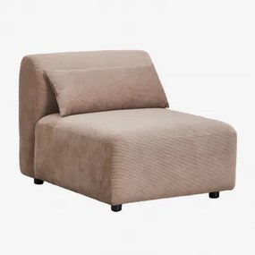 Centraal Module Voor Modulaire Bank Fogler Corduroy Kameelbruin - Sklum