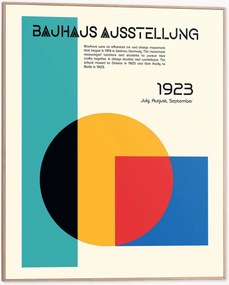 Ingelijste digitale print Bauhaus