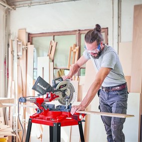 Einhell TC-SM 2531/2 U Radiaal afkortzaag inclusief onderstel