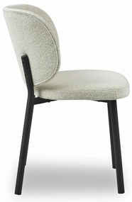 Boucle Eetkamerstoel Creme