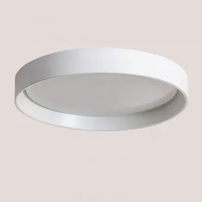 Zekri Led Plafondlamp Van Ijzer Wit - Sklum